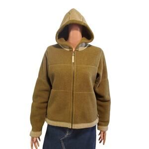 Vintage Patagonia Size S Synchilla Artic Fleece Zip Jacket Green